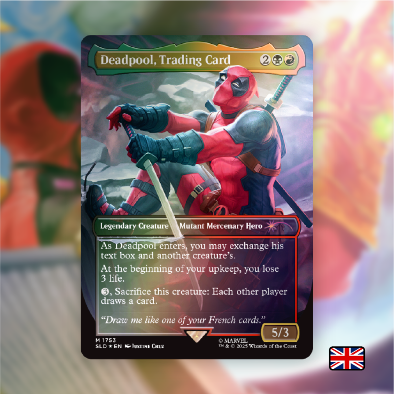 マジック：ザ・ギャザリング MTG SECRET LAIR Marvel's Deadpool foil マジック：ザ・ギャザリング SECRET LAIR『Secret Lair x