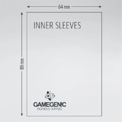 100 Pochettes Internes Standard - GameGenic | OnlyFoils.fr