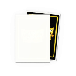 100 Sleeves Blanc Mate Format Standard - Dragon Shield | OnlyFoils.fr