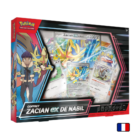 Coffret Pokémon Zacian EX de Nabil - FR | OnlyFoils.fr