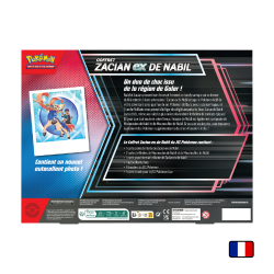 Coffret Pokémon Zacian EX de Nabil - FR | OnlyFoils.fr