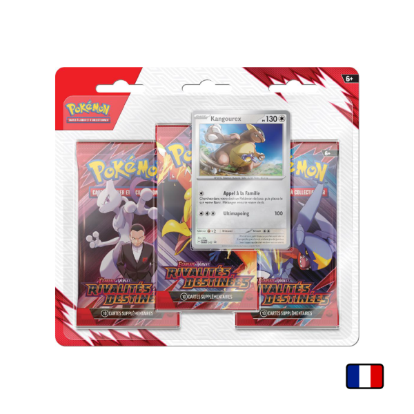 Tripack Kangourex - Pokémon EV10 Rivalités Destinées - Pokémon - FR | OnlyFoils.fr Tripack Kangourex - Pokémon EV10 Rivalités Destinées - Pokémon - FR | OnlyFoils.fr