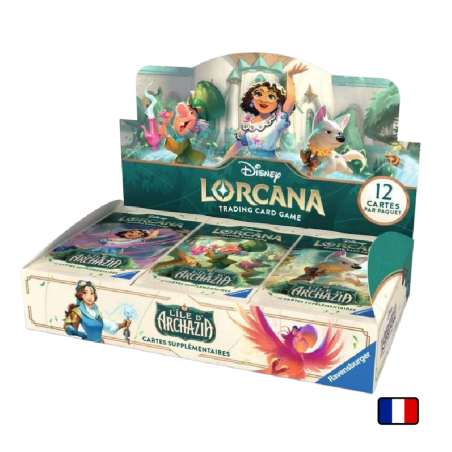 Boite de 24 Boosters de Jeu -l'ile d’Archazia-Lorcana  chapitre -7 -FR - OnlyFoils