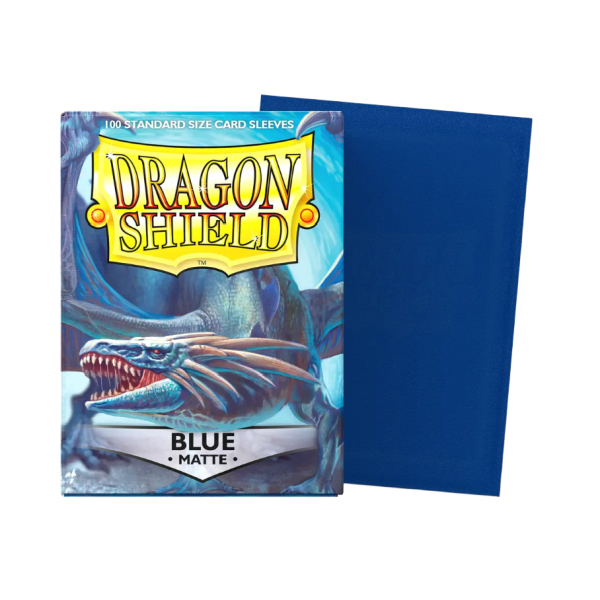 100 Sleeves Bleu Matte Format Standard - Dragon Shield | OnlyFoils.fr 100 Sleeves Bleu Matte Format Standard - Dragon Shield | OnlyFoils.fr
