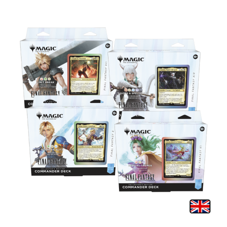 Lot 4 Decks Commander Collector FINAL FANTASY - Magic EN - OnlyFoils