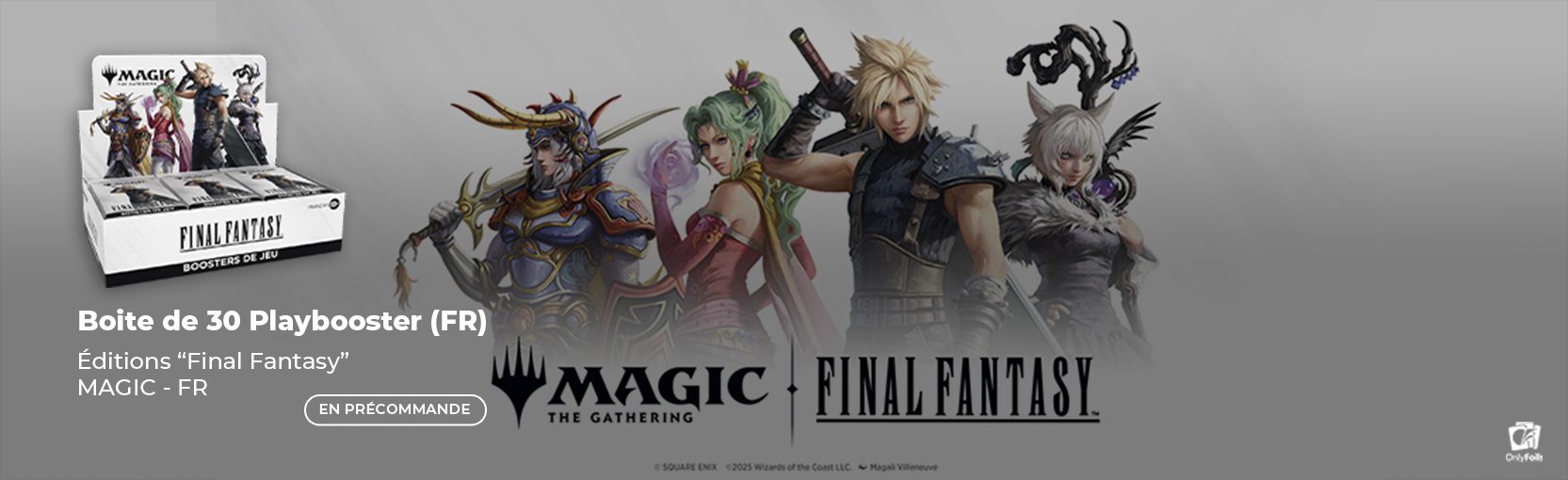 CTA Produits Edition Final Fantasy